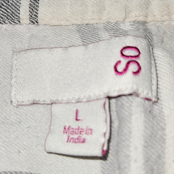 So Sleeveless Plaid Flannel Button Down Fall Country Front Pockets Women Large - Picture 4 of 5